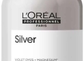 L’Oreal Professionnel Shampoo Silver, Neutraliza Tons Amarelos Indesejados, Com Pigmentos Roxo, Para Cabelos Brancos e Grisalhos, Promove Brilho & Maciez, 300ml