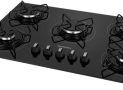 Cooktop a Gás, 5 Bocas, Mondial, Preto/Inox, Bivolt – CTG-02