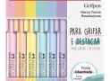 Faber-Castell Grifpen – Caneta Marca Texto, Tons Pastel, 6 Cores