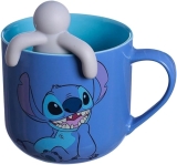 CANECA 350ML C/ INFUSOR P/ CHA STITCH RELAX