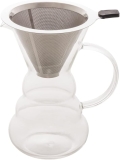 Cafeteira de Vidro Borossilicato com Filtro em Inox 500ml – Lyor