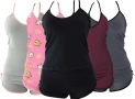 Kit com 5 Baby Dolls Paris Algodão Penteado