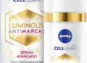NIVEA Sérum Facial Cellular Luminous 630 30ml – Enriquecido com Ácido Hialurônico e Vitamina E, sua fórmula reduz marcas escurecidas, deixa a pele uniforme e previne o surgimento de novas marcas, proporcionando uma pele mais luminosa
