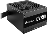 Corsair FONTE ATX 750W – CV750-80 PLUS BRONZE – COM CABO DE FORCA – CP-9020237-BR –, Preto