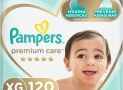 Fralda Pampers Premium Care XG – 120 fralda