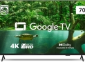 Smart TV Philips 70″ 4K 70PUG7408/78, Google TV, Comando de Voz, Dolby Vision/Atmos, VRR/ALLM, Bluetooth