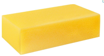 Bloco de espuma tamanho de 22,0 x 13,0 x 6 cm