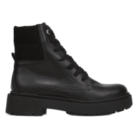 Bota Coturno Sua Cia Tratorada Recorte Feminina – Preto+Chumbo