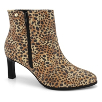 Bota Ramarim Ankle Boot Salto Fino Feminina – Onça