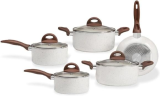 Brinox – Jogo de Panelas 5 Peças Ceramic Life Botanika com Fundo de Indução – Verde