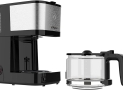 Cafeteira Oster Inox, 1,2L, 110V, Preto/Inox, 750W, OCAF600