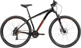 Caloi Bicicleta Extreme, Aro 29, Tamanho 17, Câmbio Shimano 24 Velocidades, Suspensão com Trava, Preta