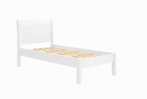 Cama Solteiro Barreto Siena – Branco Fosco