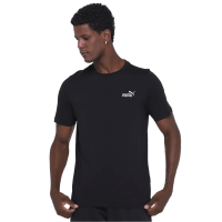 Camiseta Puma Small n. 1 Logo Masculina – Preto