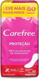 Carefree Protetor Diário Proteção Com Fragrância, 80un
