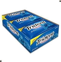 Chiclete Trident Hortelã Sem Açúcar – Caixa com 21 unid. de 8g