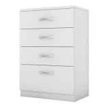 Cômoda Demóbile Astral com 4 Gavetas – Branco
