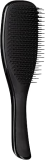 Escova de cabelo desembaraçadora The Wet Detangler Black para todos os tipos de cabelo, seco e úmido. Cor: Preta