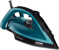 Ferro de Passar a Vapor Arno, Ultragliss Plus com Base Durilium Airglide, Azul, FMY, 220V