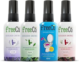 Freecô Bloqueador De Odores Sanitários – Pack com 4 unidades