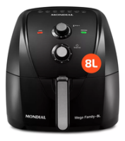 Fritadeira Sem Óleo Air Fryer 8L, Mondial, Preto, 1900W, 110V – AFN-80-FB