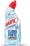 Harpic Cloro Forte – Desinfetante Sanitário Líquido Desodorizador, 200ml, Azul