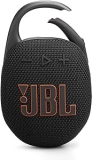 JBL Clip 5, altofalante sem fios portátil com Bluetooth, resistente à água e ao pó IP67, até 12 h de reprodução e muito mais, com Playtime Boost ativado, preto