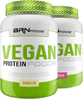 Kit 2x Vegan Protein Baunilha e Morango 2kg – BRN Foods