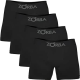 Kit Com 4 Cuecas Boxer Algodão Sem Costura Zorba