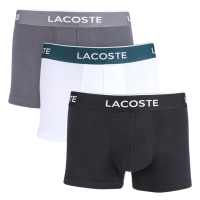 Kit Cueca Boxer Lacoste C/ 3 Peças – Preto+Branco