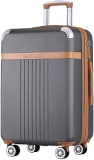 Mala De Viagem De Bordo Athena 10kg Rígida Abs Padrão Anac Com 4 Rodas Duplas 360º E Trava De Segredo Numérico, Divisória Interna Com Zíper E Elástico De Fixação, Chumbo, Santino – Abgv182p18