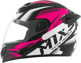Mixs Capacete Mx2 Storm, Rosa, Tam. 58