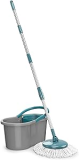 Mop Giratório Fit, Balde 8 litros, limpa, centrifuga, lava e seca, MOP5010, Flash Limp
