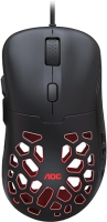 Mouse Gamer AOC GM510 ULTRALEVE 58g 16.000 DPI Pixart 3389 RGB 6 botões Macro Manager