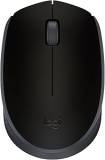 Mouse sem fio Logitech M170 com Design Ambidestro Compacto, Conexão USB e Pilha Inclusa – Preto