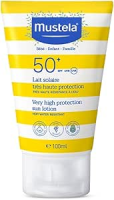 Mustela Protetor Solar 100ml FPS 50+ Filtro Solar Rosto e Corpo Para Bebês, Crianças e Adultos – Alta Proteção Solar com Fórmula Hipoalergênica para Todos os Tipos de Pele