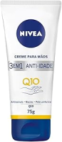NIVEA Creme para Mãos Q10 Plus Reparação 75g – Creme de mãos que previne sinais de envelhecimento, reduz marcas e hidrata profundamente, deixa a pele macia e uniforme