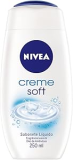 NIVEA Sabonete Líquido Creme Soft 250ml – Fragrância suave de amêndoas, sensação de pele macia e hidratada, em equilíbrio com o pH da pele