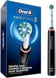 Oral B PRO Series 3, Escova de Dentes Elétrica, Cabeça Redonda, Advanced Clean, Preta