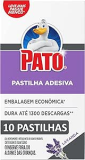Pato Desodorizador Pastilha Adesiva Lavanda 10 Unidades