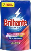 Sabão Liquido Brilhante Limpeza Total Refil 900 Ml, Brilhante