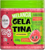 Salon Line, Gelatina Ativadora, #TodeCacho Kids, Melancia, Vegano – Para Cabelos Ondulados, Cacheados e Crespos, 550g