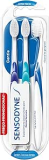 Sensodyne Gentle, Escova de Dente Extra Macia para Dentes Sensíveis, Suave às Gengivas e Limpeza Completa, 3 unidades