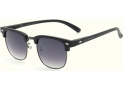 Óculos de Sol Polo London Club, estilo Club Master Quadrado Com Lentes Fume Preto contém com Case ECO, Unissex