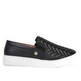 Slip On Vizzano Matelassê Feminino – Preto