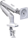 Suporte Articulado de Mesa com Pistão a Gás para Monitores de 17′ a 35′ Branco – F80W ELG