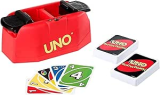 Uno, Jogo De Tabuleiro Showdown Com 112 Cartas E Um Atirador De Cartas, Para Crianças, Adultos & Noite De Jogos, Mattel