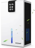 YESOP Desumidificador 2000ml Ambiente Antimofo Desumidificadores Eletrico Desumidificador De Ar 127v/220v Bivolt Com Tela Digital Exibição Sensível Ao Toque